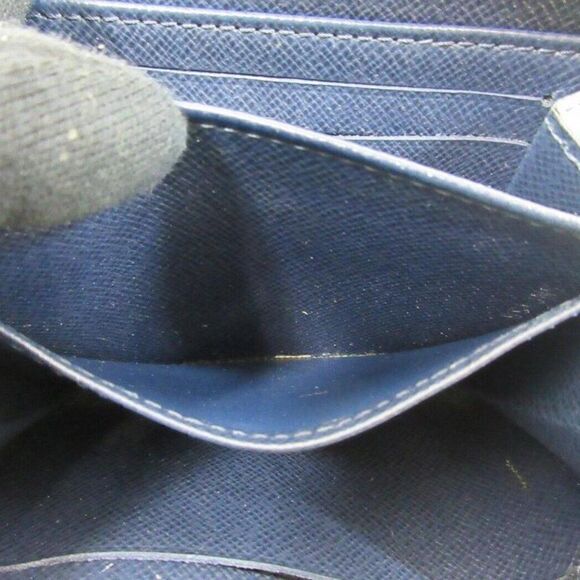 Louis Vuitton Epi Zippy Coin Purse M60384 Wallet Navy Leather - Picture 9 of 11
